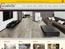 Tablet Screenshot of casabellafloors.com